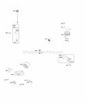 Lubrication Diagram and Parts List for  Briggs and Stratton Engine